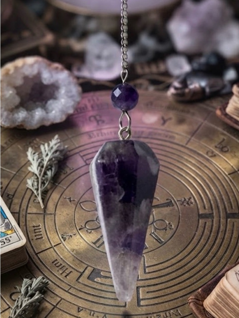 Amethyst pendulum